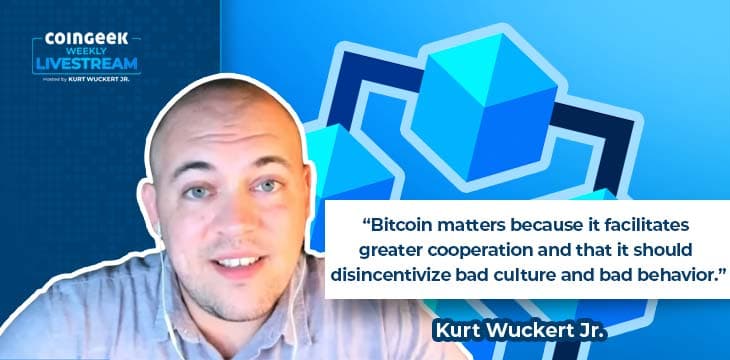 Kurt Wuckert Jr on CG weekly livestream Q&A banner