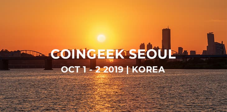 CoinGeek区块链盛会重返亚洲——10月1日至2日相约首尔