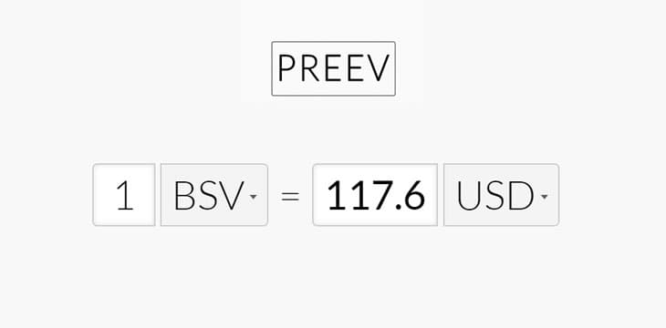 Preev超越WeatherSV成为首要BSV交易生成器