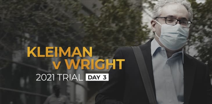 Ira Kleiman出现在Kleiman诉Wright案庭审第三天的现场