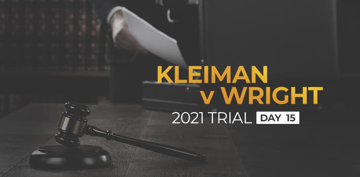 Kleiman诉Wright案“即将”作出判决：佛罗里达州中本聪案庭第十五日回顾