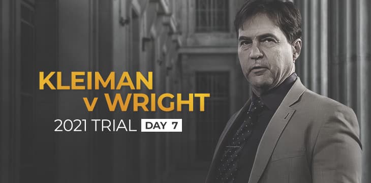 证人席僵局：Craig Wright在Kleiman诉Wright案第7天情绪激动